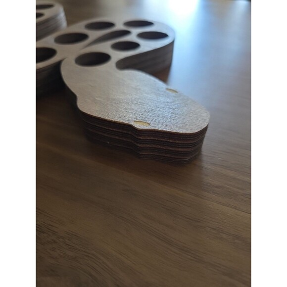 Wood Snake Decor Wall Art Laser Cut Wall Art Crystal Holder - Picture 4 of 7